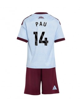 Otroški Nogometna dresi replika Aston Villa Pau Torres #14 Tretji 2026-27 Kratek rokav (+ hlače)